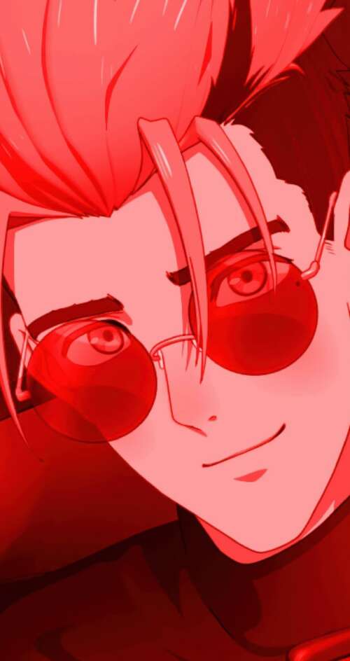 Vash the Stampede from Trigun Stargaze against a solid red background Sharp Aquos C10 wallpaper