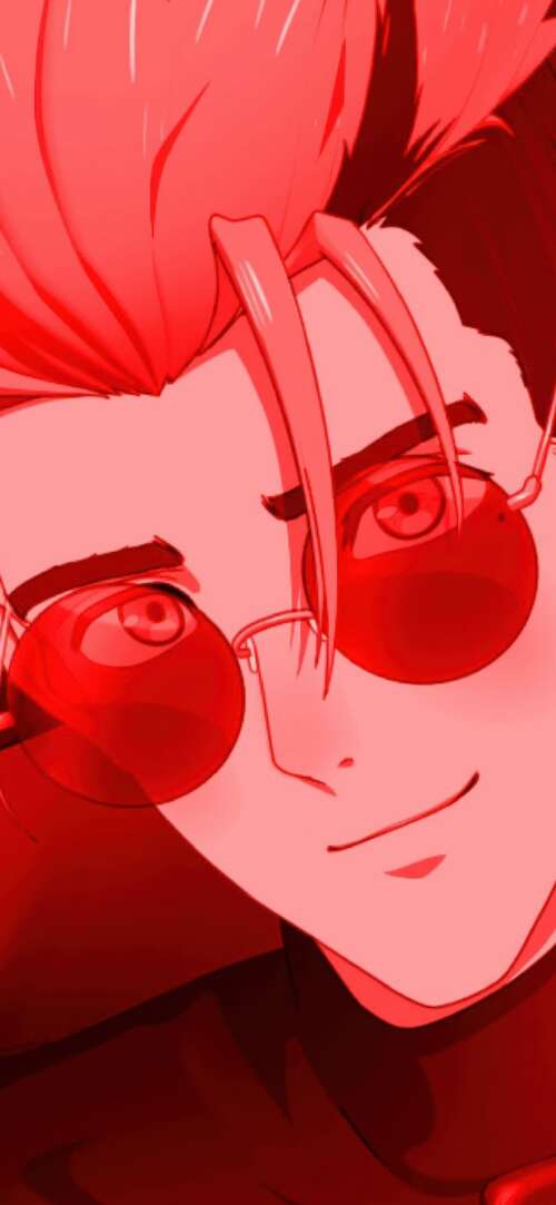 Vash the Stampede from Trigun Stargaze against a solid red background Xiaomi Redmi 15 4G cell phone backgrounds free