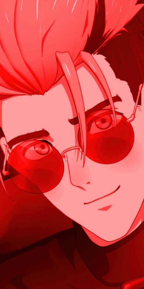 Vash the Stampede from Trigun Stargaze against a solid red background Ulefone Rugking 2 Pro download free wallpaper for phone