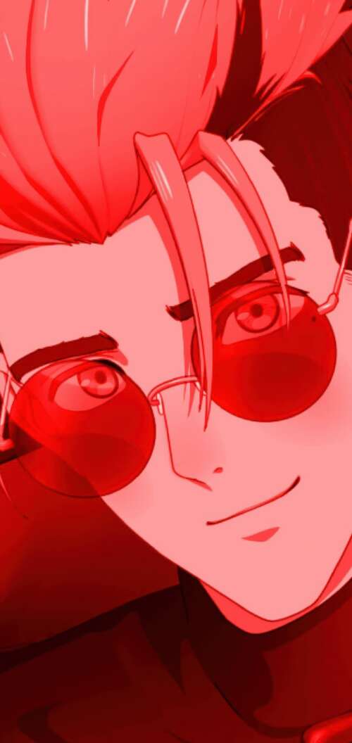 Vash the Stampede from Trigun Stargaze against a solid red background Oppo A6k 4G wallpaper download