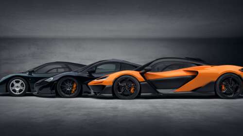 Ultra-wide 8K cinematic shot of the 2024 McLaren W1 supercar wallpaper download