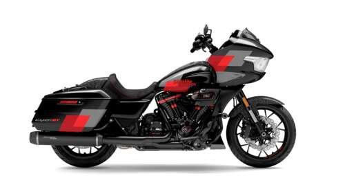 A high-detail, cinematic view of the 2025 Harley-Davidson CVO Road Glide featuring... free wallpaper