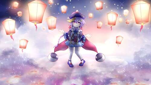 An anime-style character in a magical, glowing forest inspired by Genshin Impact. wallpaper