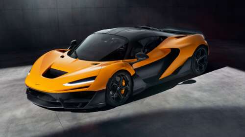 A high-resolution, detailed view of the 2024 McLaren W1 supercar. wallpaper