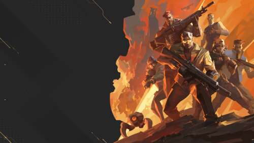 The Valorant characters Raze and Phoenix posing together in a cinematic shot. wallpaper