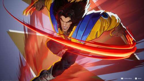 A high-resolution cinematic render of Wolverine from Marvel Rivals featuring his... wallpaper