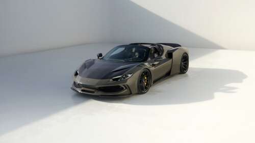 A high-resolution 8K close-up of the 2025 Ferrari 296 GTS supercar wallpaper