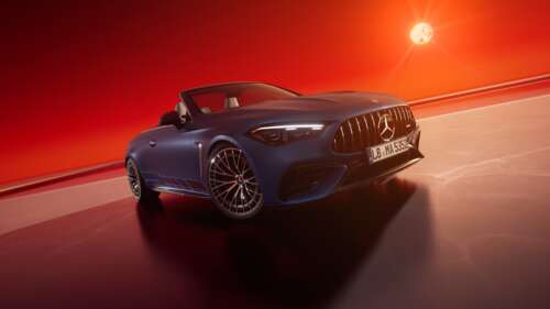 High-resolution 5K image of the 2025 Mercedes-AMG CLE 53 4MATIC+ Cabriolet Limited... wallpaper