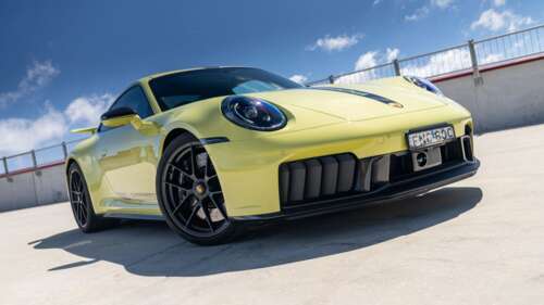 A sleek and polished 202\u200b5 Porsche 911 Carrera 4 GTS highlighting its modern... wallpaper