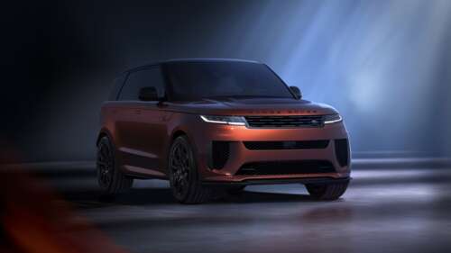 A sleek and modern 2025 Range Rover Sport luxury SUV showcased in high definition. wallpaper