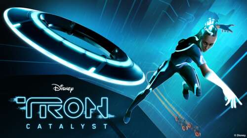 A futuristic promotional key art for 2025 video games, showcasing the visual excitement... wallpaper
