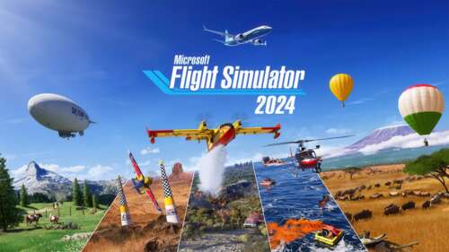 A stunning 5K cinematic shot of realistic aerial landscapes and flight simulation... wallpaper