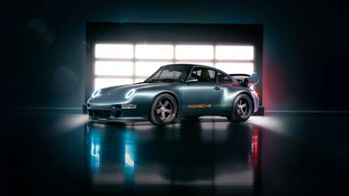 A high-detail lineup of various luxury sports cars and vintage classic cars parked... wallpaper