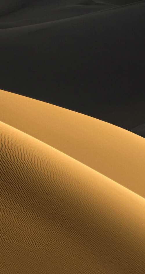 Close-up of textured sand ripples in a desert landscape under the warm, glowing light... hd background