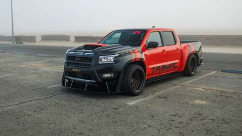 A high-resolution, close-up view of a modern and rugged pickup truck. wallpaper