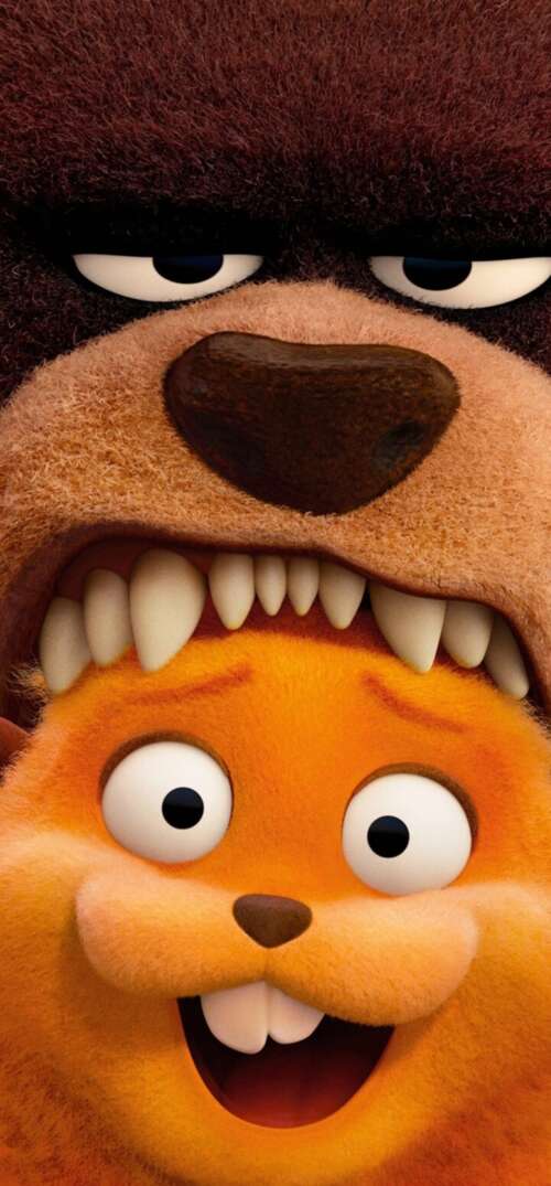 A vibrant 5K movie poster for the Pixar animated film Hoppers (2026) featuring a... wallpaper