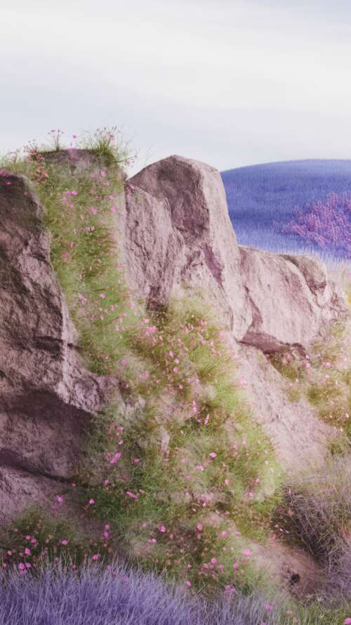 Lavender Dreamscape Sphere