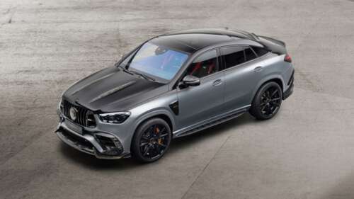 Close-up of a custom Mansory Mercedes-AMG GLE 63 S 4MATIC+ with aggressive widebody... wallpaper