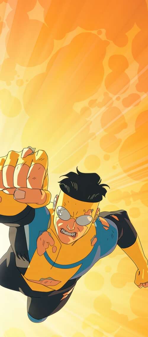 Mark Grayson and Omni-Man from the animated series Invincible. free hd wallpapers