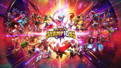 An epic assembly of Marvel superheroes including Iron Man, Captain America, and Thor,... free wallpaper