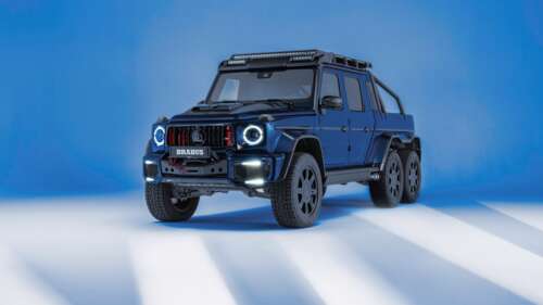 A high-detail, professional photograph of a Mercedes-AMG G 63 luxury SUV. free wallpaper