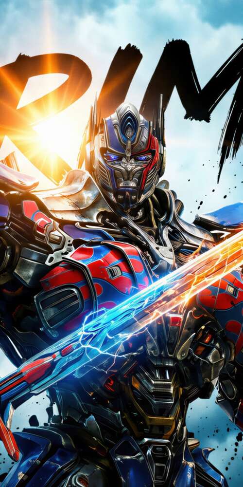A high-resolution, detailed close-up of Optimus Prime, the iconic Autobot leader... wallpaper download