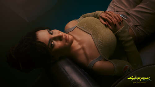 A detailed portrait of Panam Palmer from Cyberpunk 2077 featuring cyberpunk nomad... wallpaper