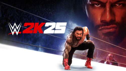 A realistic-style character render of Roman Reigns from WWE for the WWE 2K25 video... wallpaper
