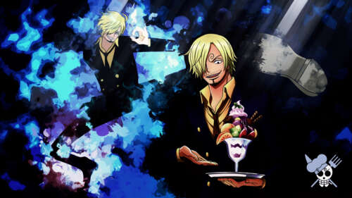 Sanji from the One Piece anime series wallpaper