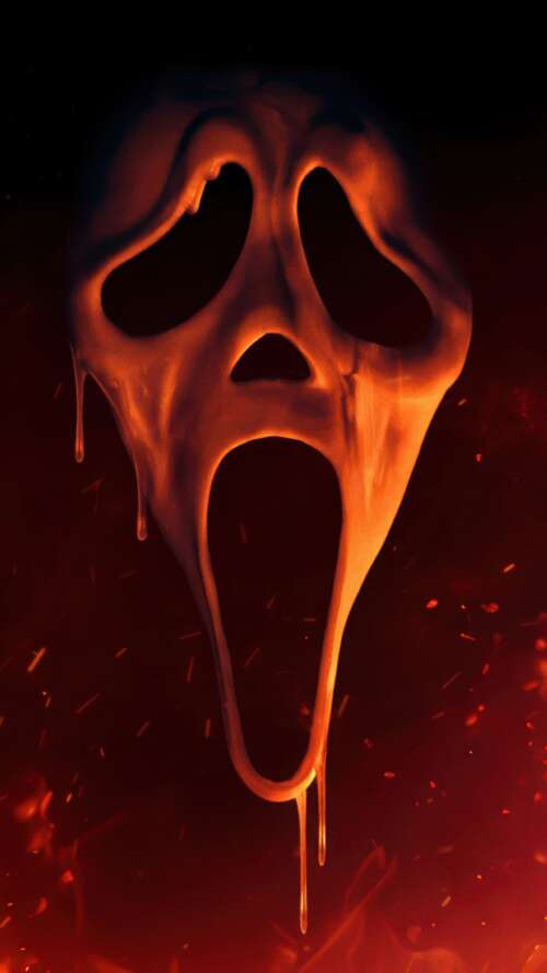 Ghostface in Flames - Scream 7 Concept