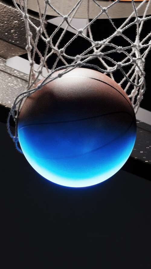 Luminous Midnight Basketball