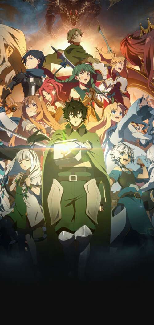 Naofumi Iwatani from The Rising of the Shield Hero standing heroically in a high-quality... wallpaper images