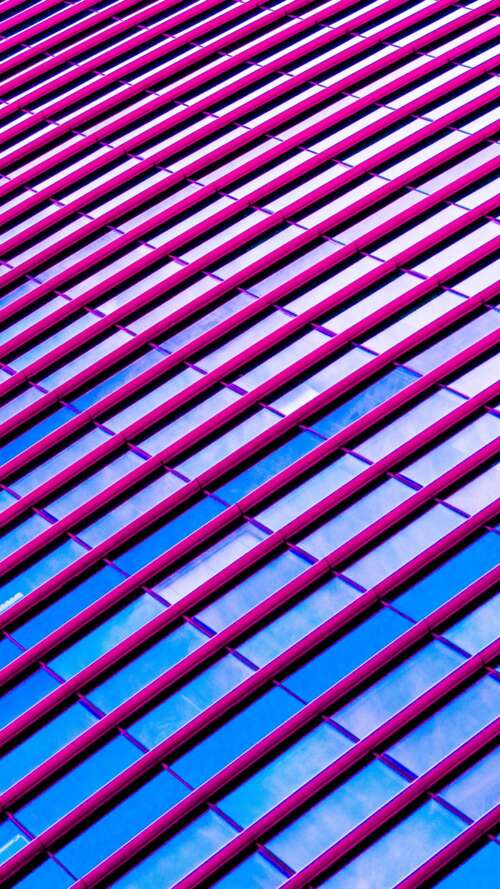 Pink Geometric Modernism