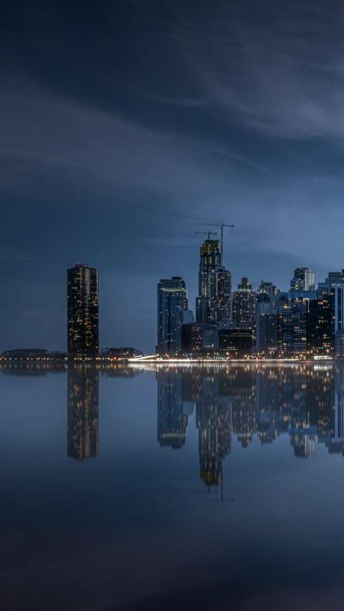 Chicago Skyline at Twilight
