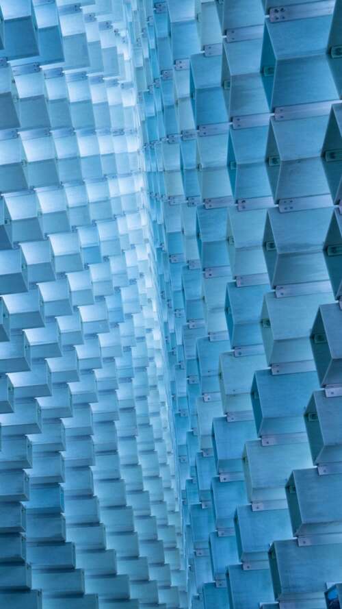 Geometric Architectural Texture Exhibition