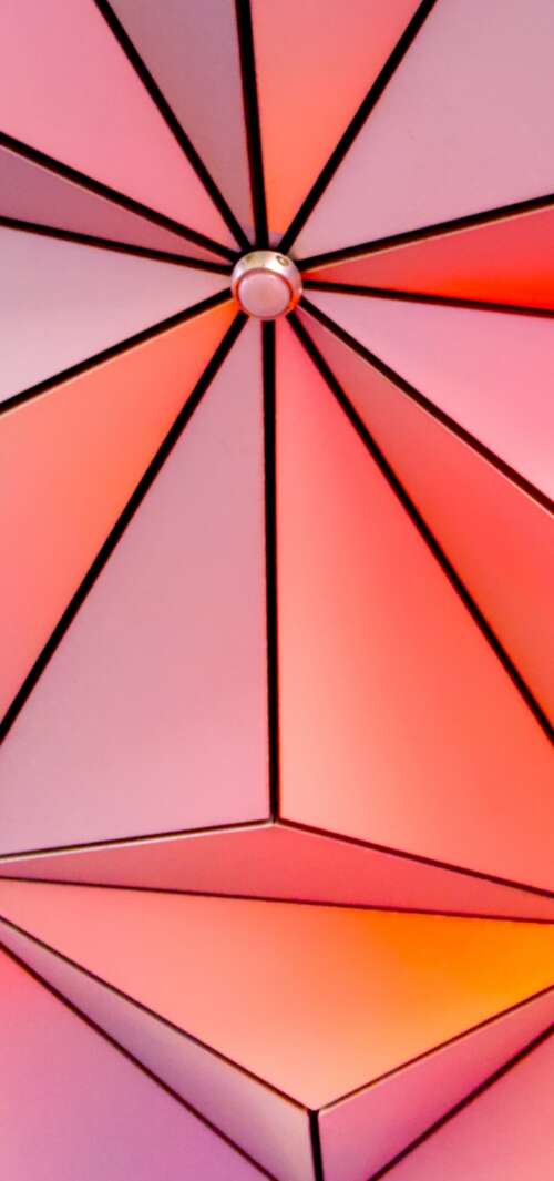 Abstract architectural view of the Spaceship Earth geodesic sphere at Epcot featuring... wallpaper