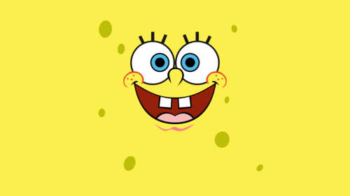 Aesthetic SpongeBob SquarePants Smiley Face