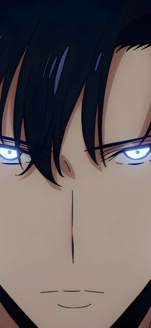 A highly detailed, cinematic portrayal of Sung Jinwoo from the Solo Leveling anime... pictures for wallpaper