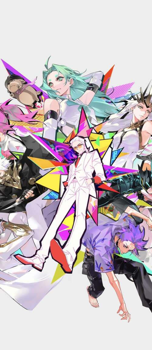 A character from the anime series To Be Hero X featured in a poster format on a white... wallpaper