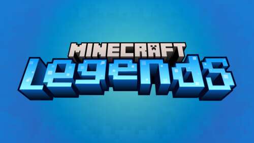 Minecraft Legends 3D Title Display