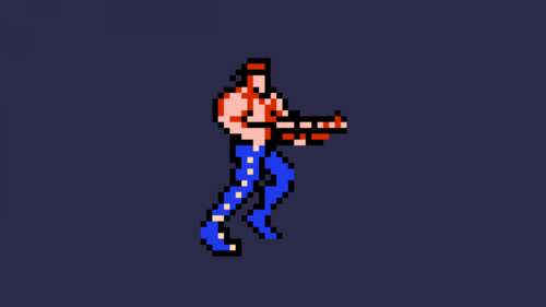Bill Rizer - Contra Pixel Art