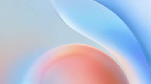 Modern Blue and Orange Gradient Abstract Background