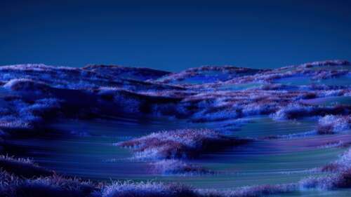 Dreamlike Purple Nightscape