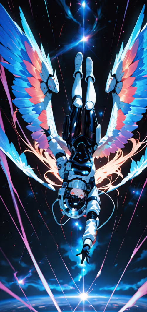 Fujimaru Ritsuka from Fate/Grand Order as an astronaut with large blue and white... Nokia 2 dot 2 free hd wallpapers