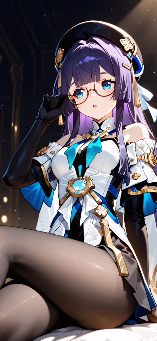 An anime-style illustration of Pela from Honkai: Star Rail, a young woman with long... Apple iPhone 16 Plus lock screen wallpaper