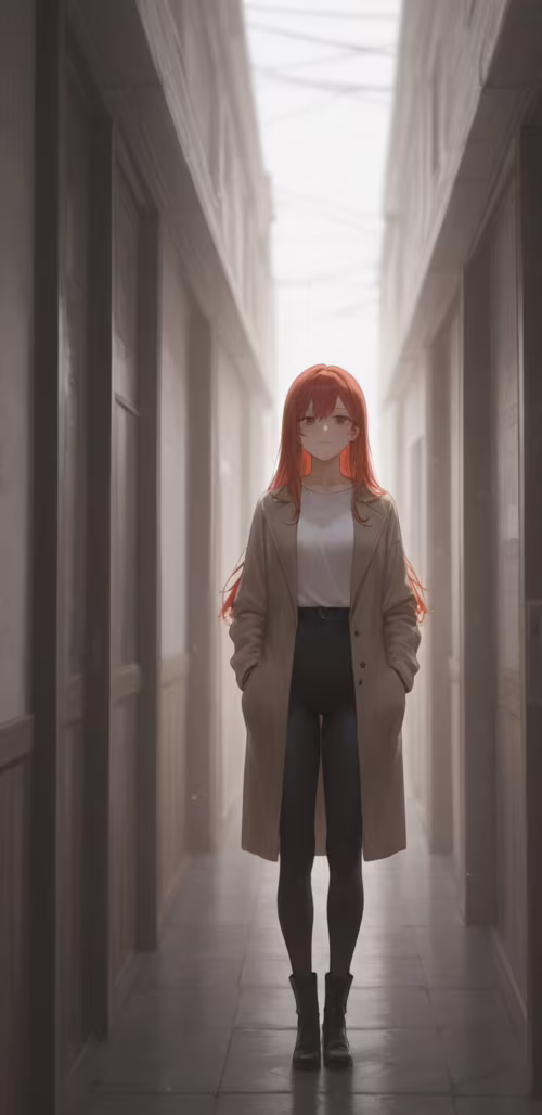 A young anime-style woman with long blonde hair in a long white dress stands in front... Samsung Galaxy A01 Core wallpaper photo gallery download