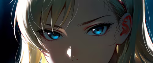 A detailed close-up portrait of Riza Hawkeye from Fullmetal Alchemist. She has blonde... free background images