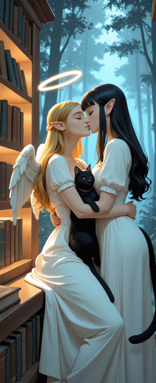 An illustration of Link and Zelda from The Legend of Zelda kissing. Both characters... Samsung Galaxy Z Flip