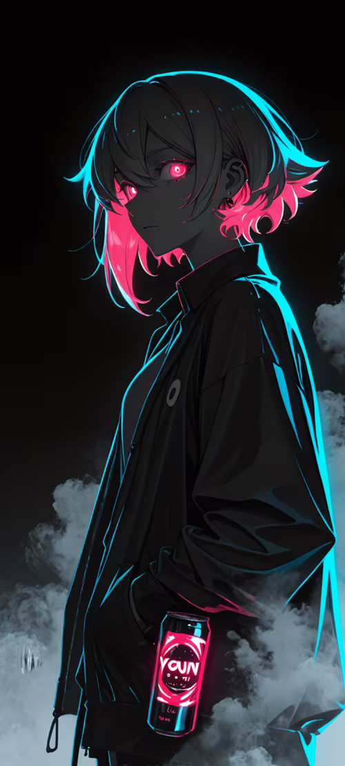 An anime character, Theresa Apocalypse, with short hair and a high-collared jacket,... Oppo Reno7 Pro 5G download free wallpaper for phone