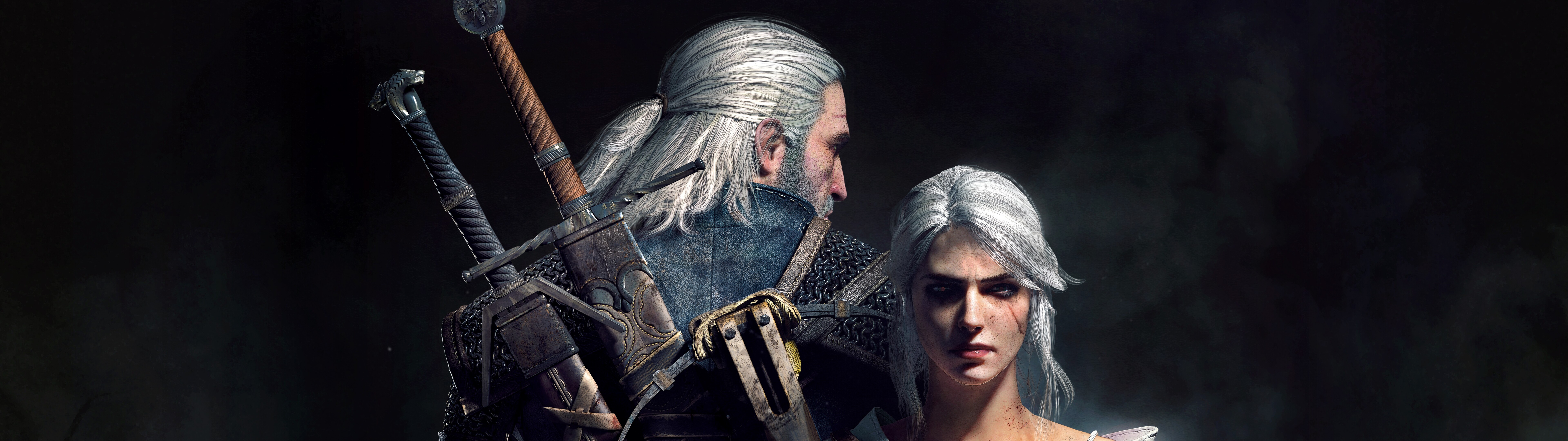 Ciri and Geralt of Rivia from The Witcher 3: Wild Hunt